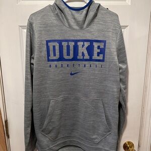 Nike Heather Gray Duke Basketball Hoodie